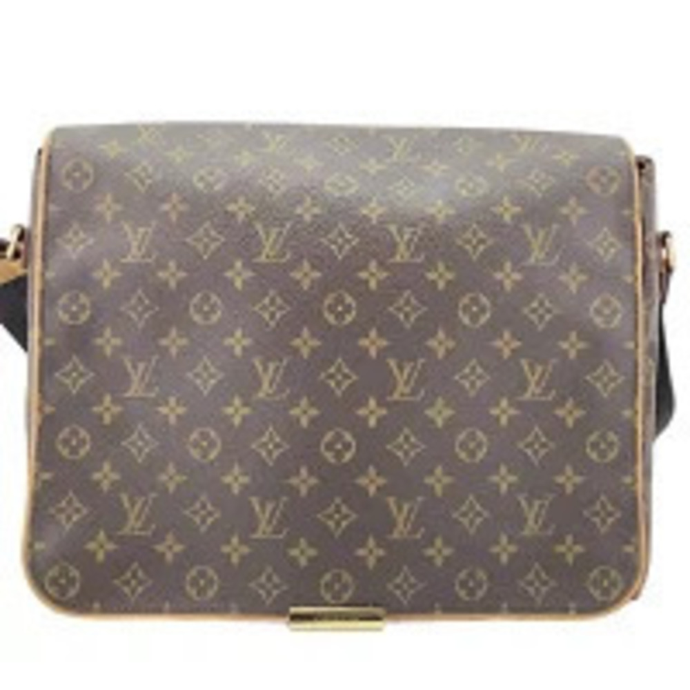 Louis Vuitton Monogram Abesses Shoulder Bag Brown